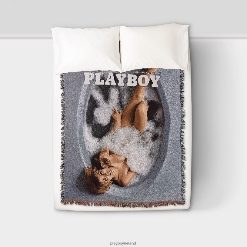 Playboy Unisex April 1971 Cover Blanket HBFB894 Accessory Original