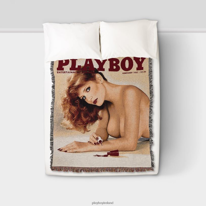 Playboy Unisex February 1982 Cover Blanket HBFB906 Accessory Original