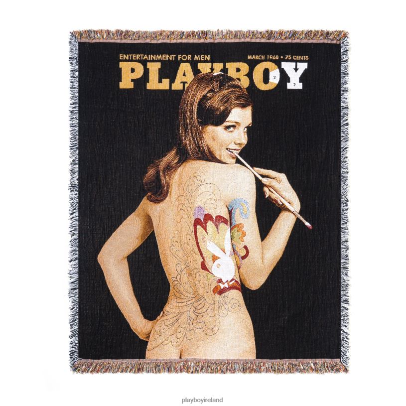 Playboy Unisex March 1968 Cover Blanket HBFB912 Accessory Original