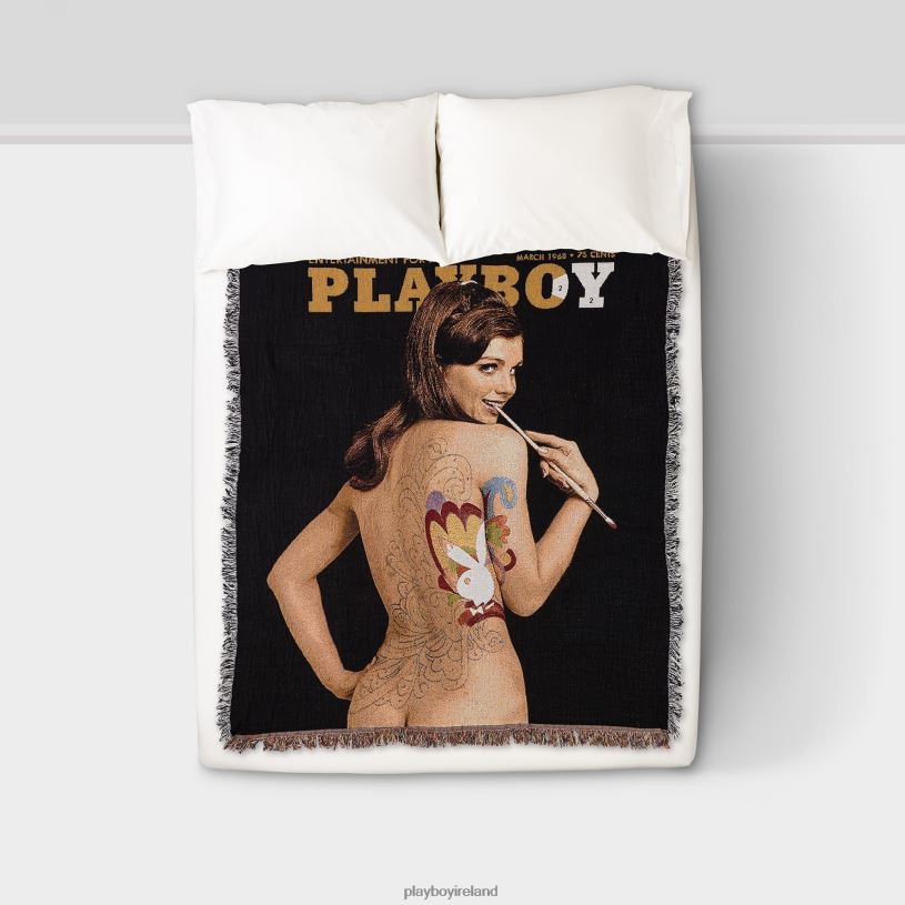 Playboy Unisex March 1968 Cover Blanket HBFB912 Accessory Original