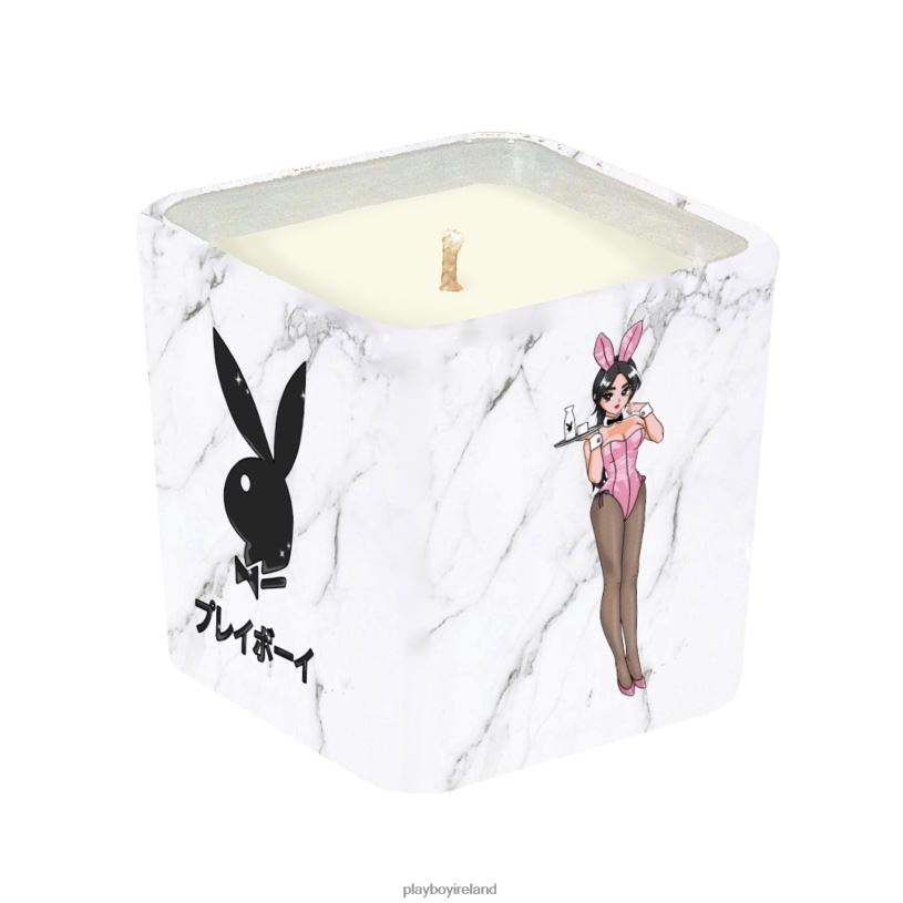 Playboy Unisex Tokyo Club Happy Hour Marble Candle HBFB893 Accessory Original