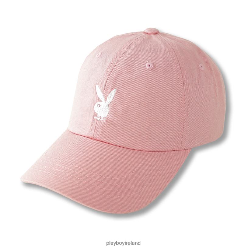 Playboy Men Adjustable Rabbit Head Logo Hat HBFB706 Accessory Pink