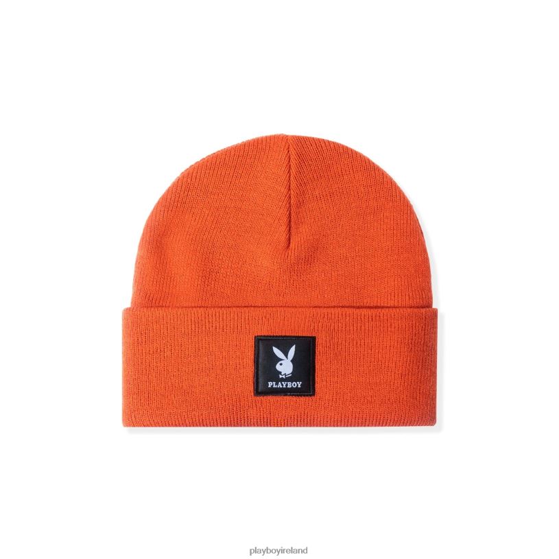 Playboy Men Knit Beanie with Logo Patch HBFB749 Accessory Autumn