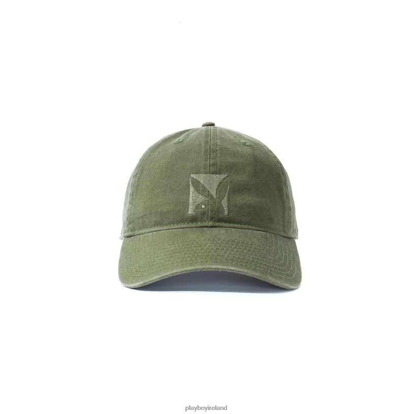 Playboy Men Logo N950PB Adjustable Dad Hat HBFB720 Accessory Olive