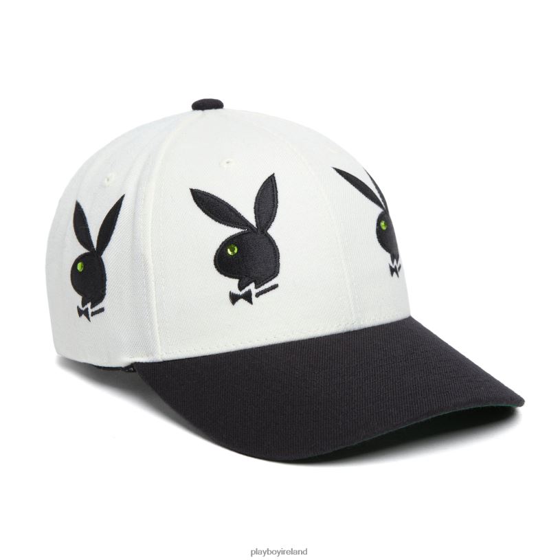 Playboy x HUF Men Rhinestone 6 Panel Hat HBFB789 Accessory White