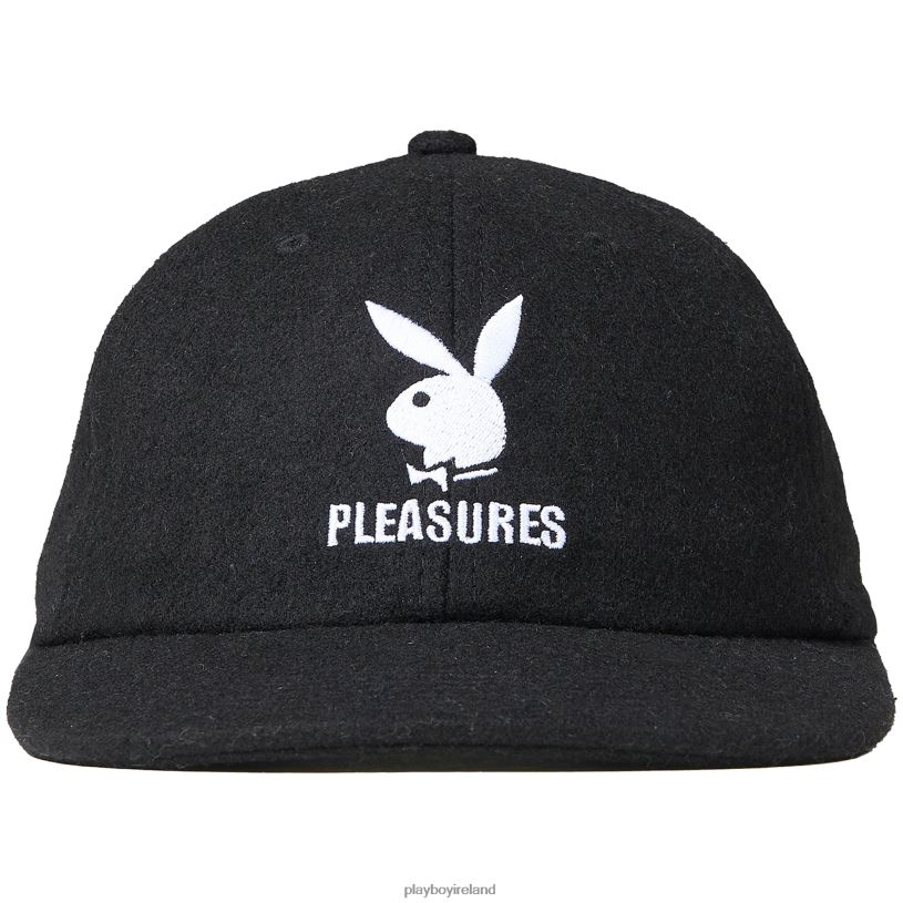 Playboy x Pleasures Men Wool Strapback Hat HBFB741 Accessory Black