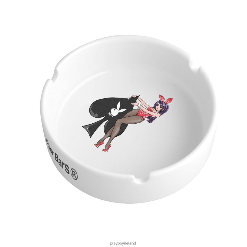Playboy Men Ace of Spades Ashtray HBFB815 Accessory White