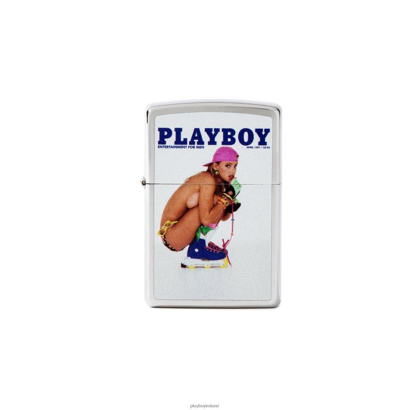Playboy Men April 1991 Cover Zippo Lighter HBFB817 Accessory Original