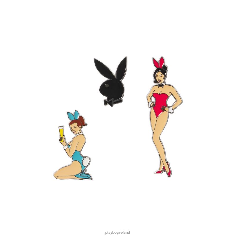 Playboy Men Classic Bunny Enamel Pin Pack HBFB821 Accessory Original