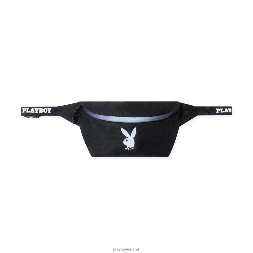 Playboy Men Classic Fanny Pack HBFB822 Accessory Black