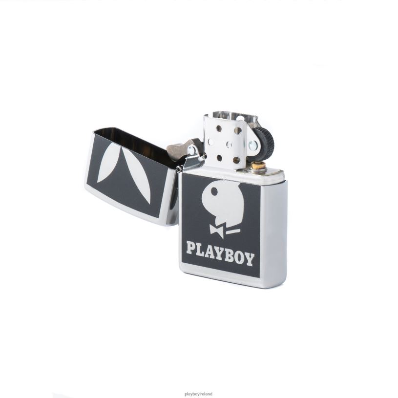 Playboy Men Logo Zippo Lighter HBFB859 Accessory Black