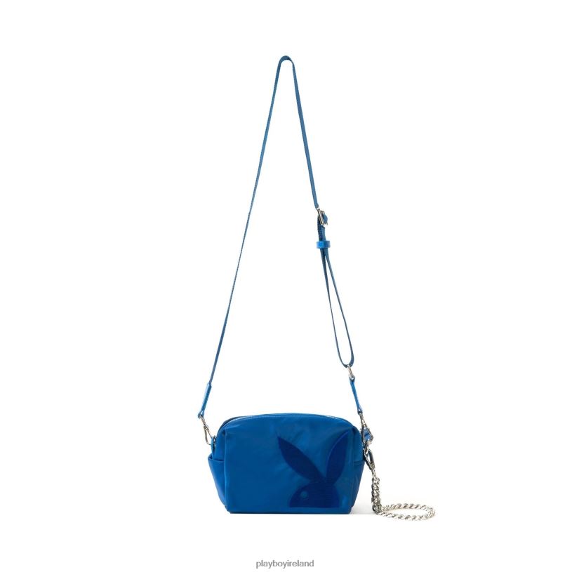 Playboy Men Nylon Crossbody Bag HBFB851 Accessory Cobalt