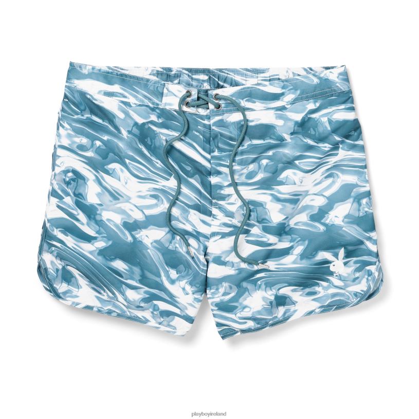 Playboy Men 15" Liquid Boardshorts HBFB636 Clothing Splish splash