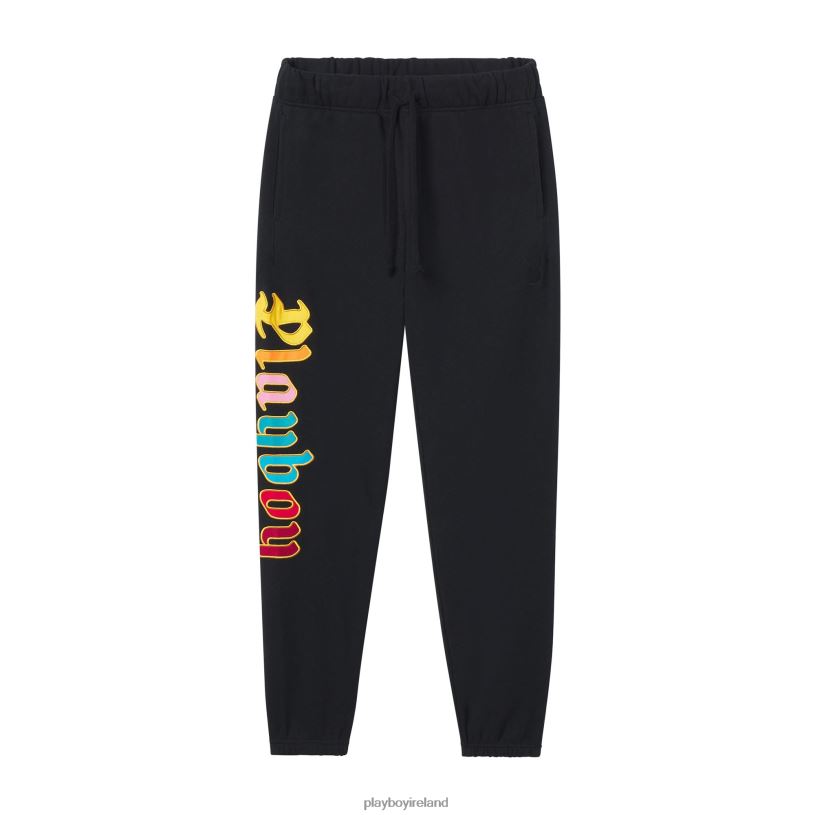 Playboy Men Amenities Sweatpants HBFB612 Clothing Black