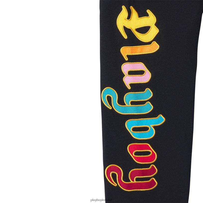 Playboy Men Amenities Sweatpants HBFB612 Clothing Black