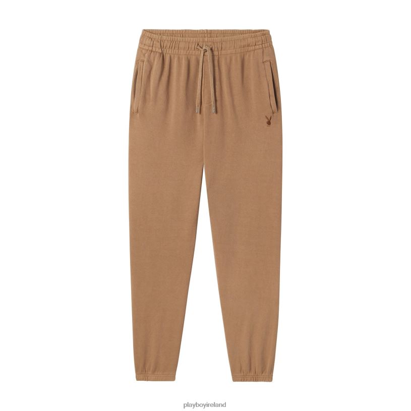 Playboy Men Bunny Basics Sweatpant HBFB605 Clothing Brown