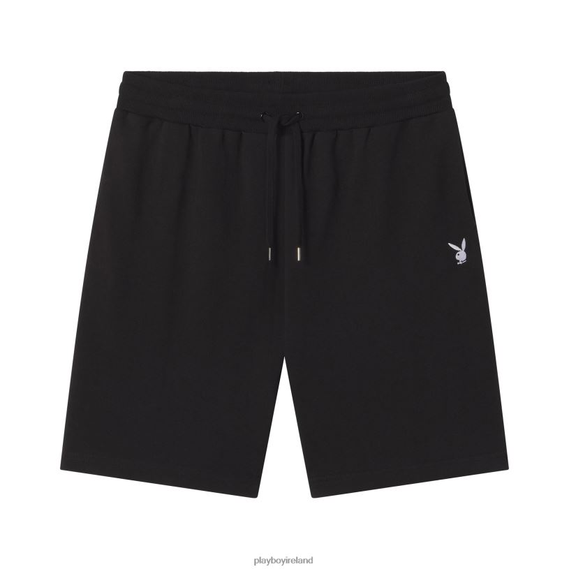 Playboy Men Bunny Basics Sweatshort HBFB596 Clothing Black