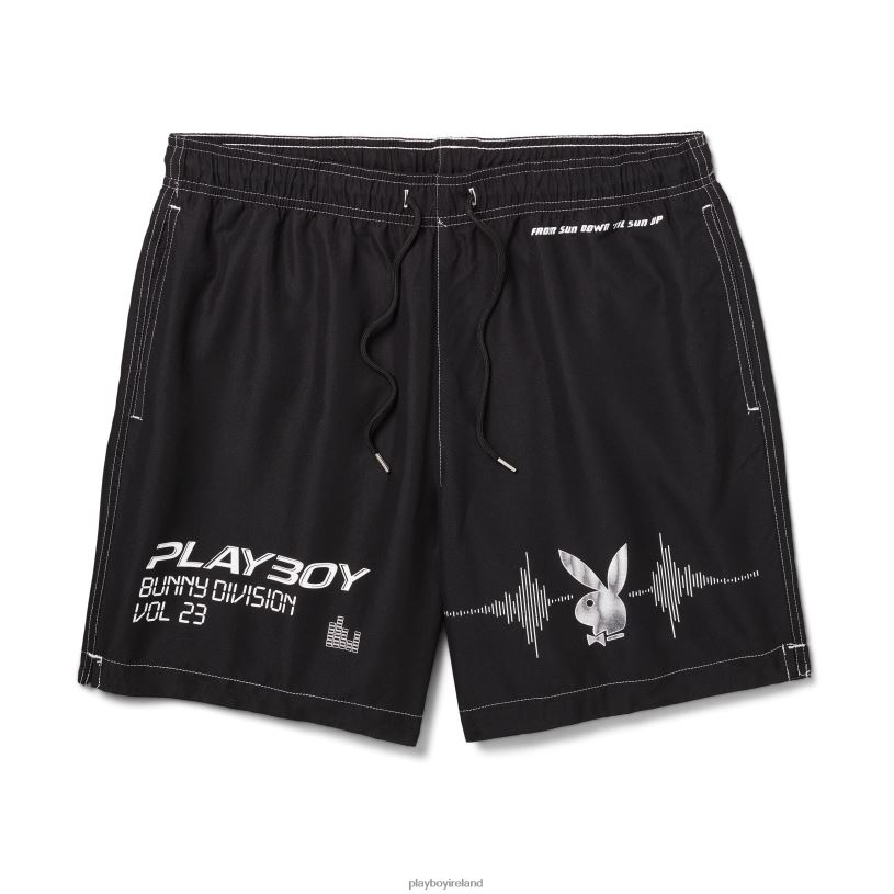 Playboy Men Bunny Division Swim Short HBFB625 Clothing Original