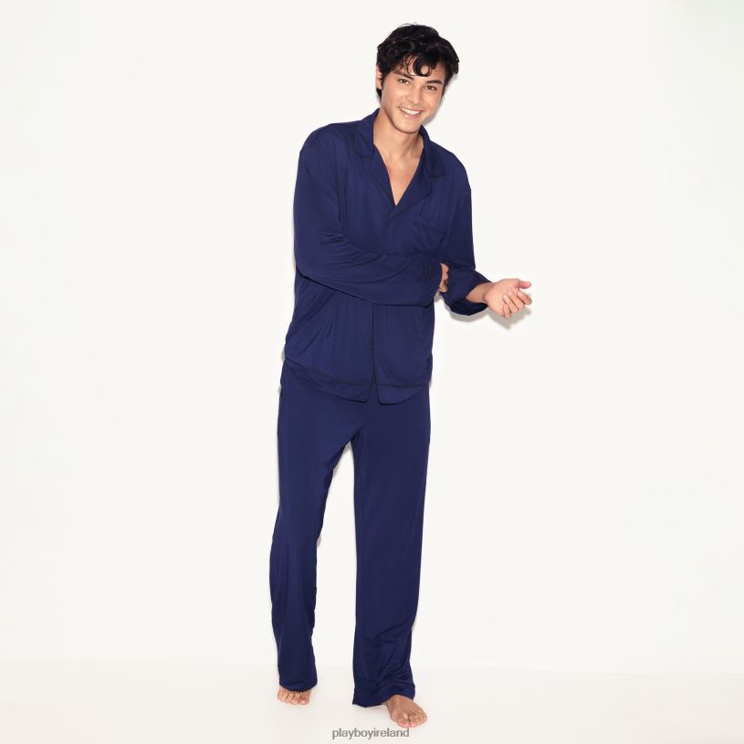 Playboy Men Classic Sleep Set HBFB629 Clothing Navy