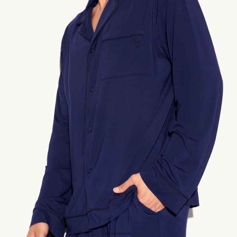 Playboy Men Classic Sleep Set HBFB629 Clothing Navy