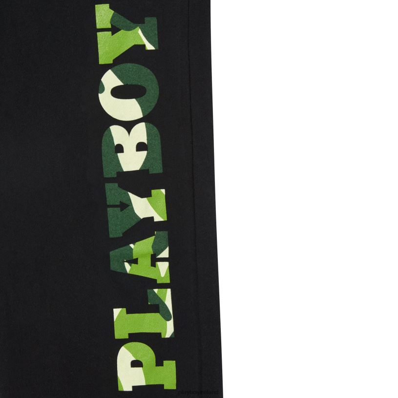 Playboy Men Hare Camo Sweatpants HBFB603 Clothing Green