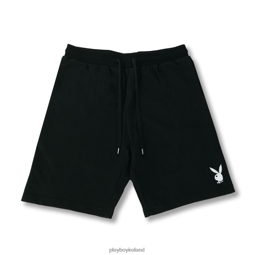 Playboy Men Rabbit Head Sweat Shorts HBFB576 Clothing Black