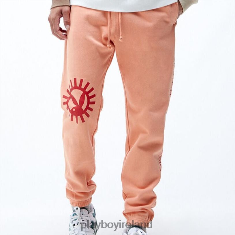 Playboy Men Sun Up Sweatpants HBFB610 Clothing Shrimp