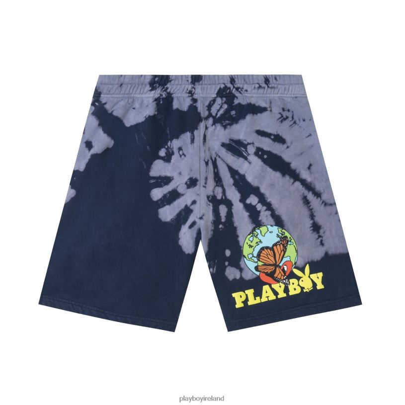 Playboy Men Tie-Dye Au Naturel Sweat Shorts HBFB609 Clothing Original