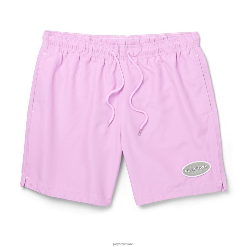 Playboy Men Volume Swim Short HBFB622 Clothing Violet tulle