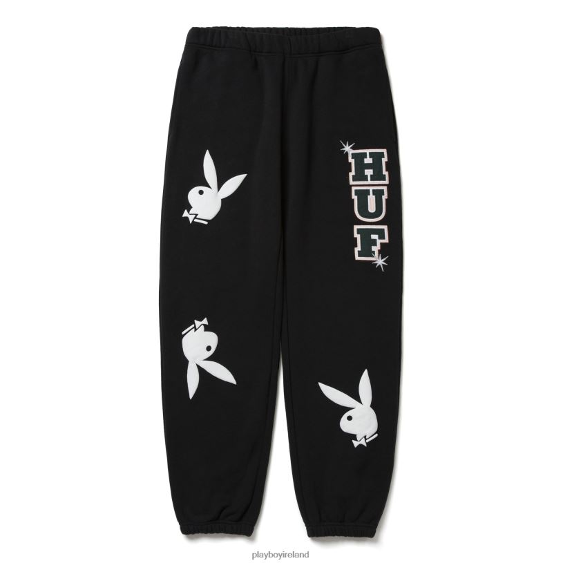 Playboy x HUF Men Rabbit Head Sweatpants HBFB598 Clothing Grey