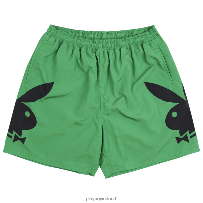 Playboy x Pleasures Men Collide Short HBFB617 Clothing Black