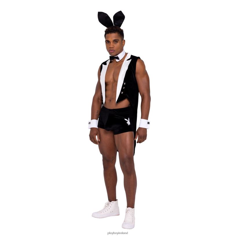 Playboy Men Tuxedo Bunny - 8pcs Set HBFB672 Clothing Black/White