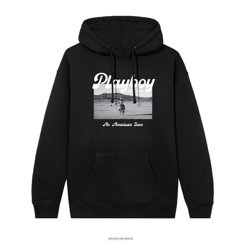 Playboy Men Desperado American Icon Hoodie HBFB379 Clothing White