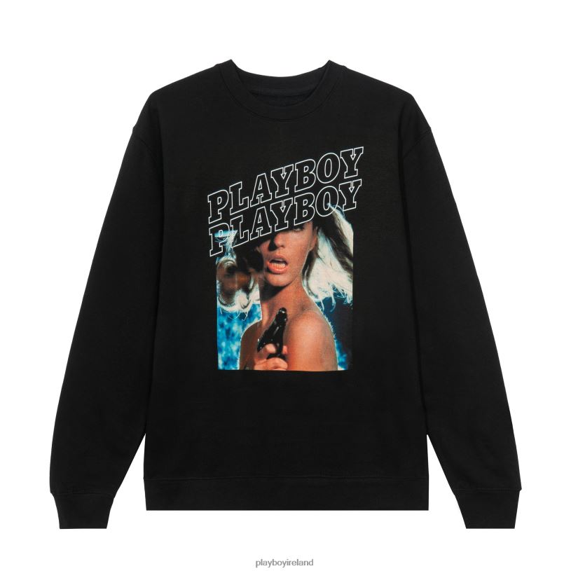 Playboy Men Honey Ryder November 1965 Cover Crewneck Sweatshirt HBFB384 Clothing Original