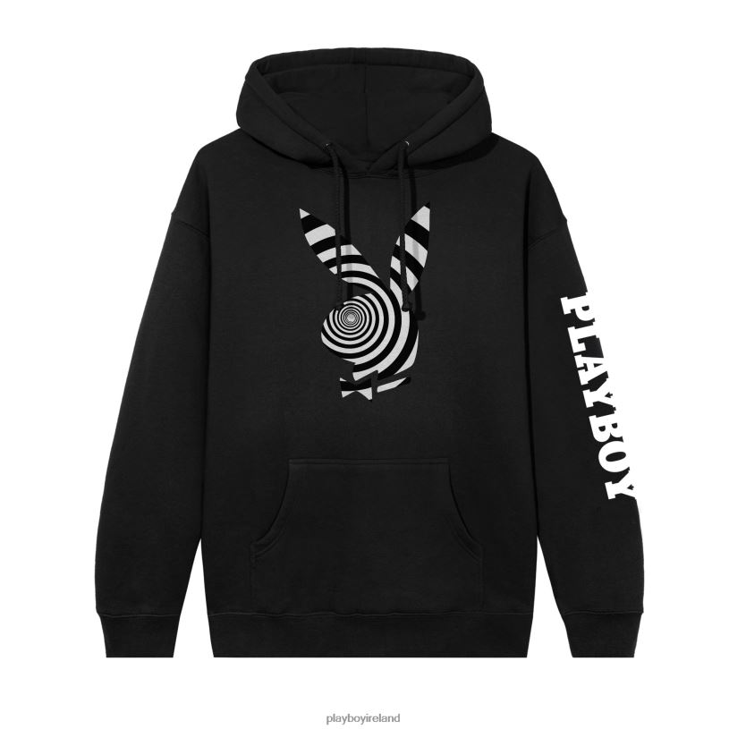 Playboy Men Hypnotic Rabbit Head Hoodie HBFB386 Clothing Original
