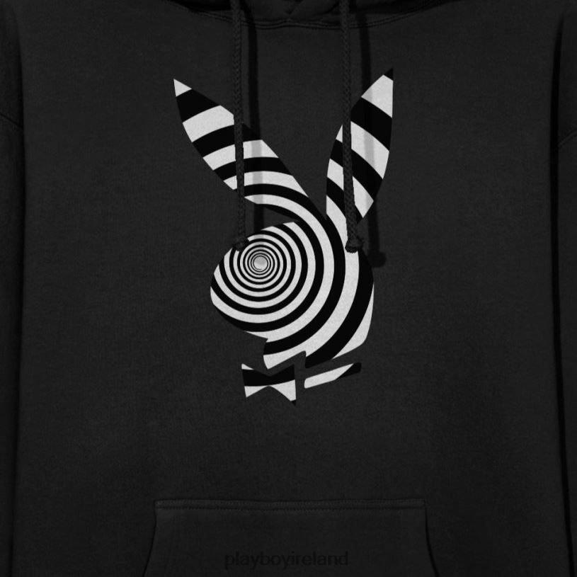 Playboy Men Hypnotic Rabbit Head Hoodie HBFB386 Clothing Original