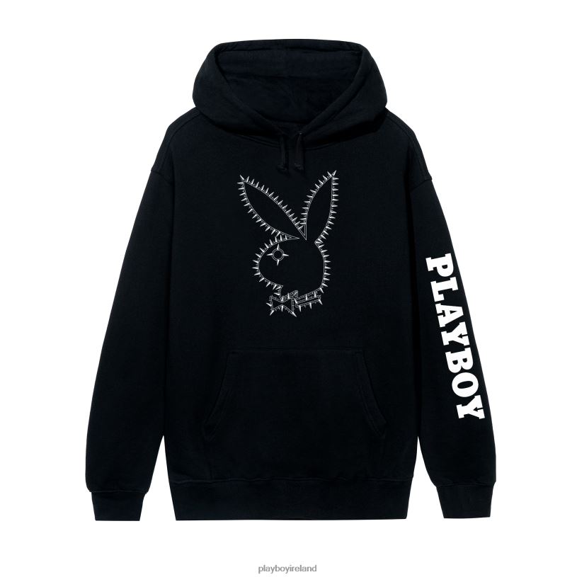 Playboy Men Industrial Bunny Hoodie HBFB387 Clothing Original