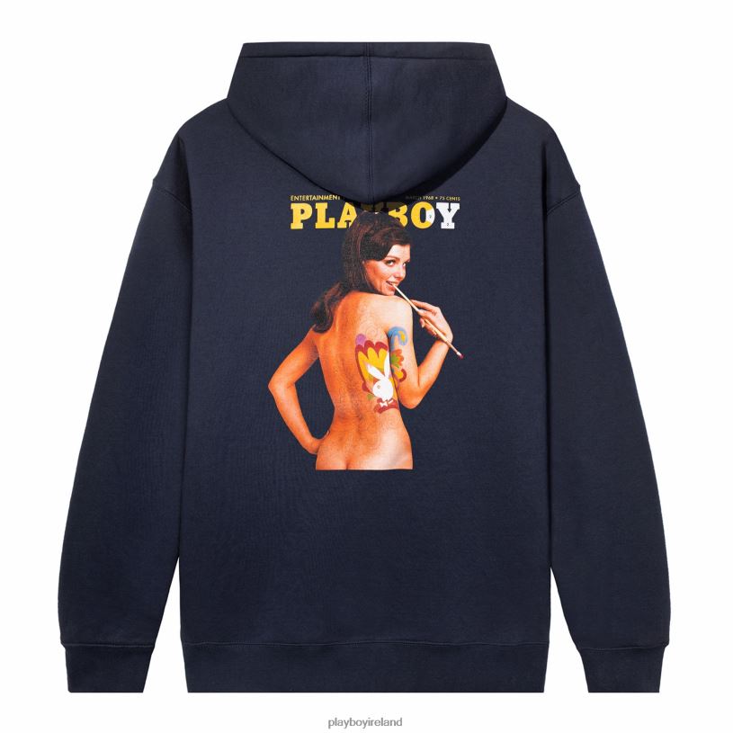 Playboy Men March 1968 Cover Hoodie HBFB482 Clothing Original