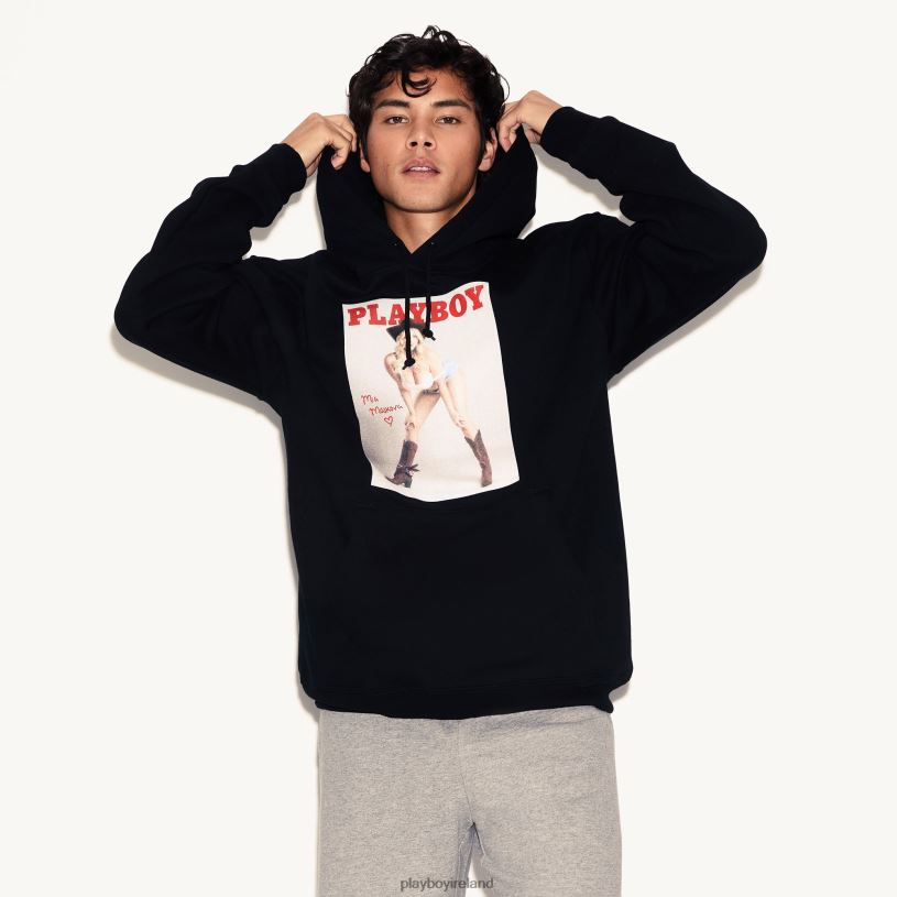 Playboy Men Mia Malkova Cover Hoodie HBFB406 Clothing Original