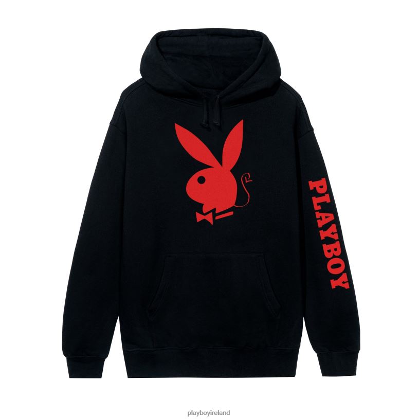 Playboy Men Mischievous Hoodie HBFB407 Clothing Black