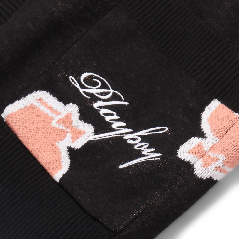 Playboy Men Repeating Rabbit Head Cardigan HBFB434 Clothing Original