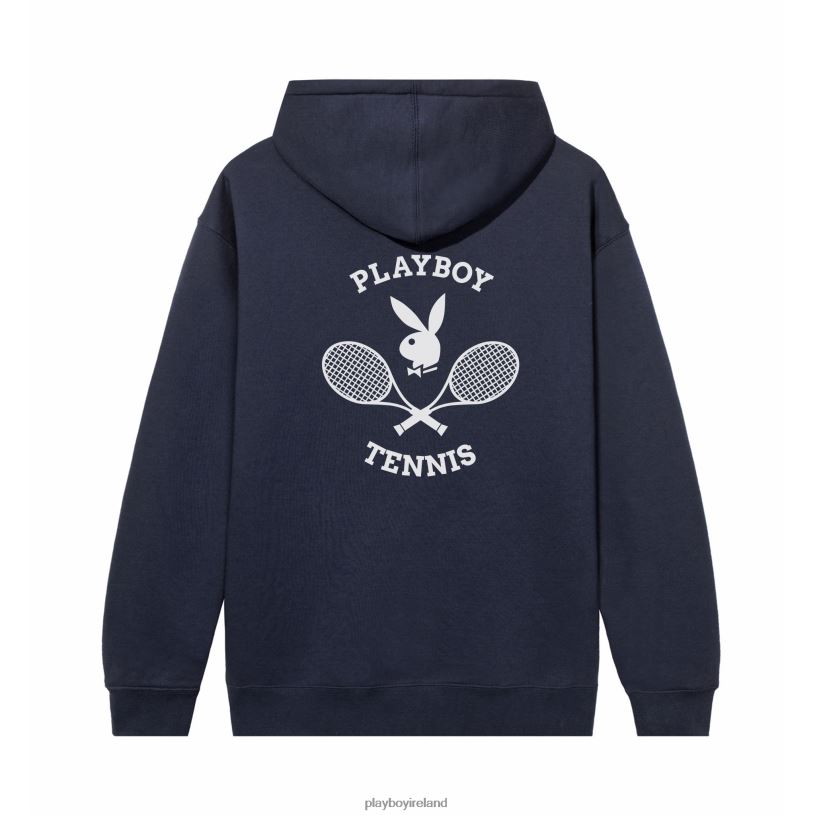 Playboy Men Tennis Club Hoodie HBFB425 Clothing Navy