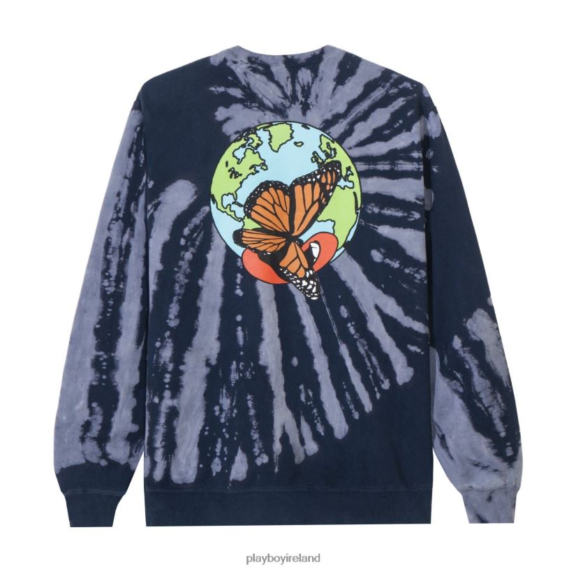Playboy Men Tie-Dye Au Naturel Sweatshirt HBFB488 Clothing Original