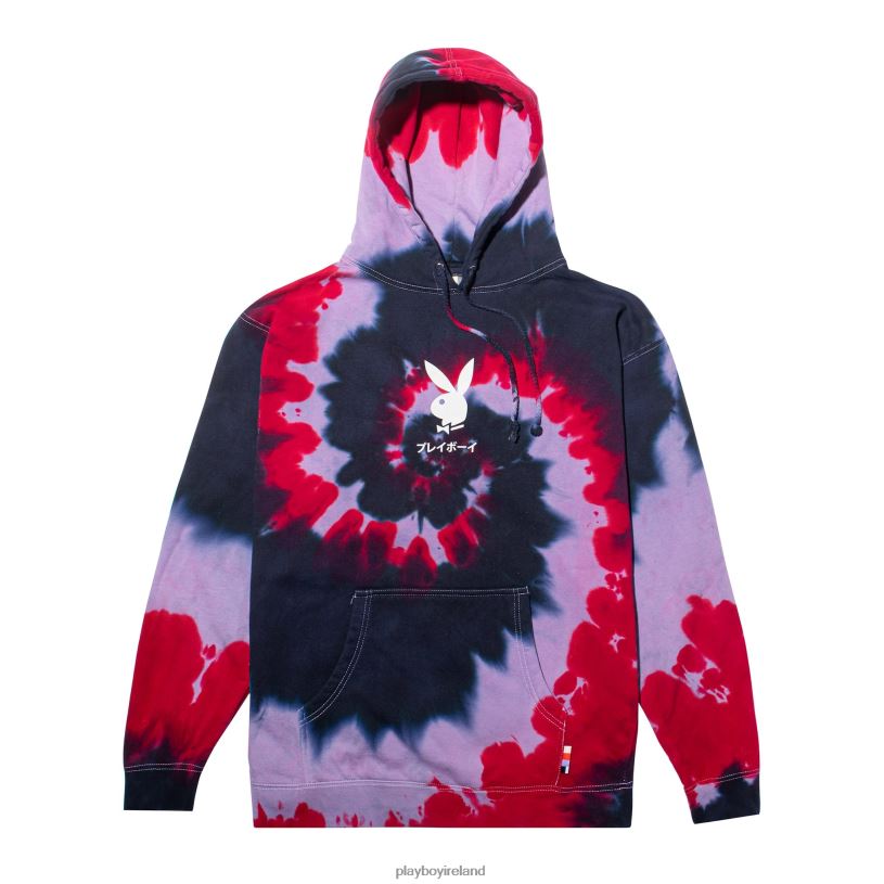Playboy Men Tokyo Club Tie-Dye Hoodie HBFB359 Clothing Americus
