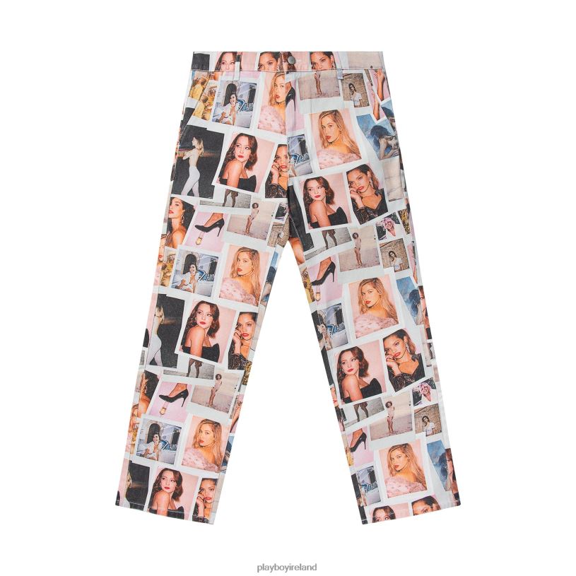 Playboy Men Playmate Polaroid Pants HBFB542 Clothing Multi