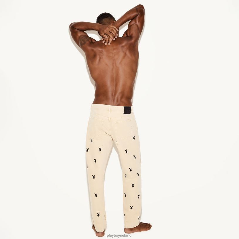 Playboy Men The Dad Jean Khaki HBFB551 Clothing Original