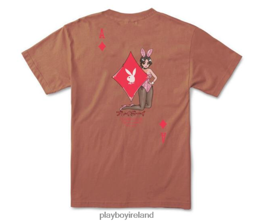 Playboy Men Ace of Diamonds T-Shirt HBFB210 Clothing Yam