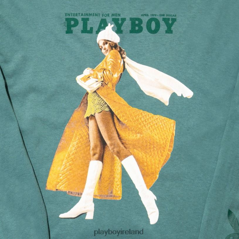 Playboy Men April 1970 Cover Long Sleeve HBFB165 Clothing Original