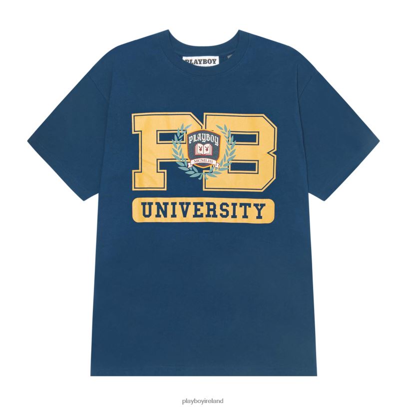 Playboy Men Campus T-Shirt HBFB205 Clothing Navy