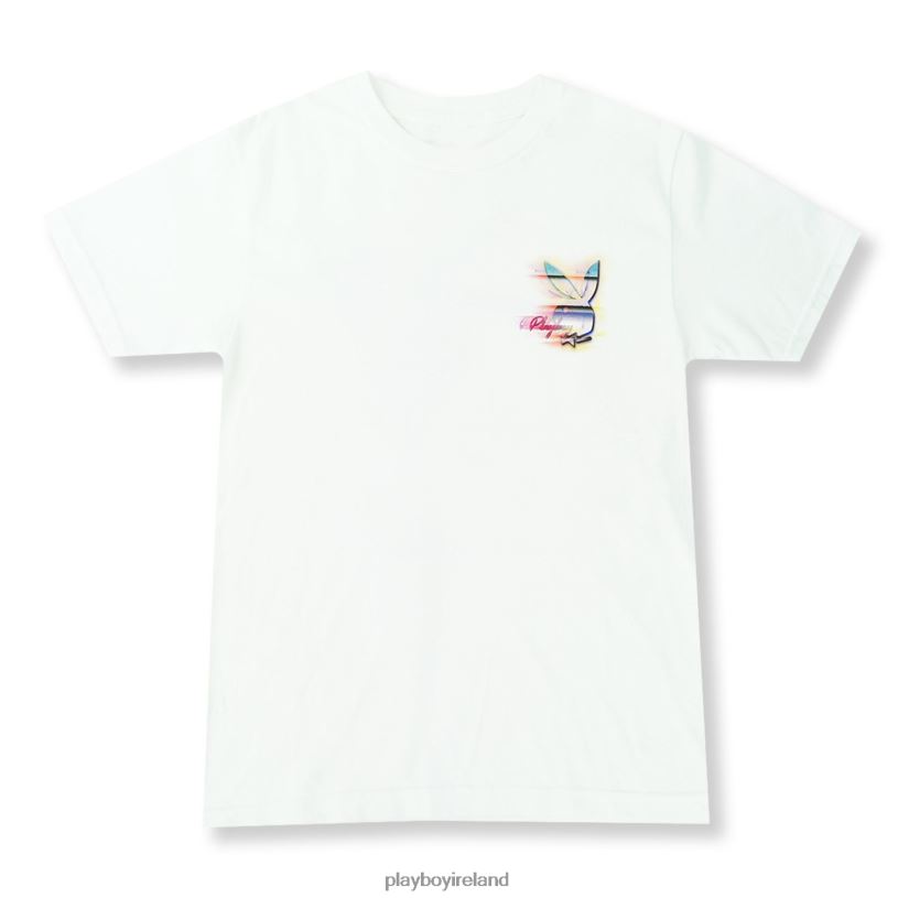 Playboy Men Champagne Tee HBFB92 Clothing White